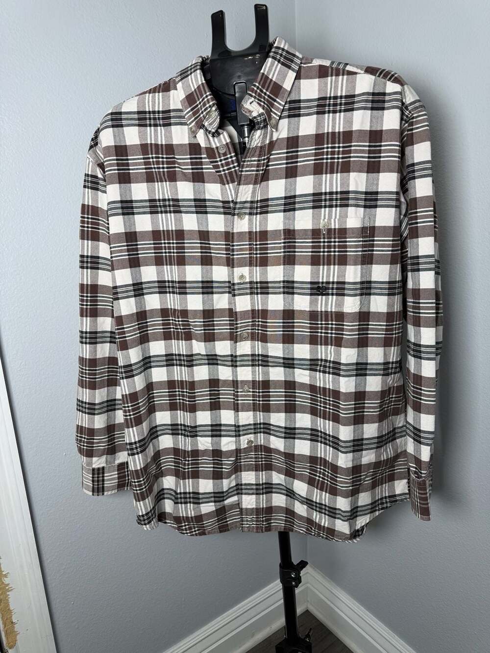 Wrangler 20X Long Sleeve Plaid Shirt